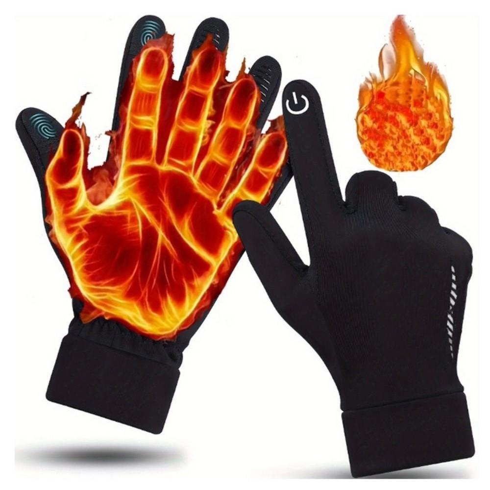 Plush Touch Screen Gloves Touchable Screen Skiing Gloves New Driving Mittens Gift