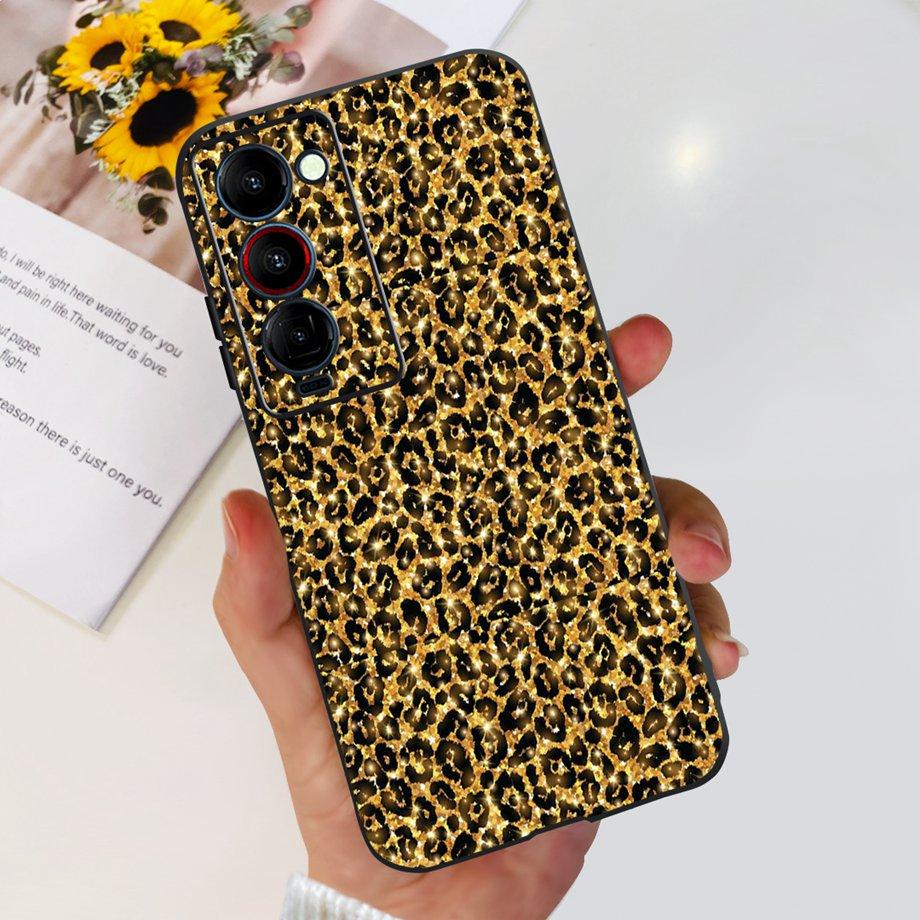 For Tecno Camon 18 P 18 Premier Camon18 Phone Case Capa Soft Liquid Silicone Bumper Etui Animals Flower Printed Funda Camon18