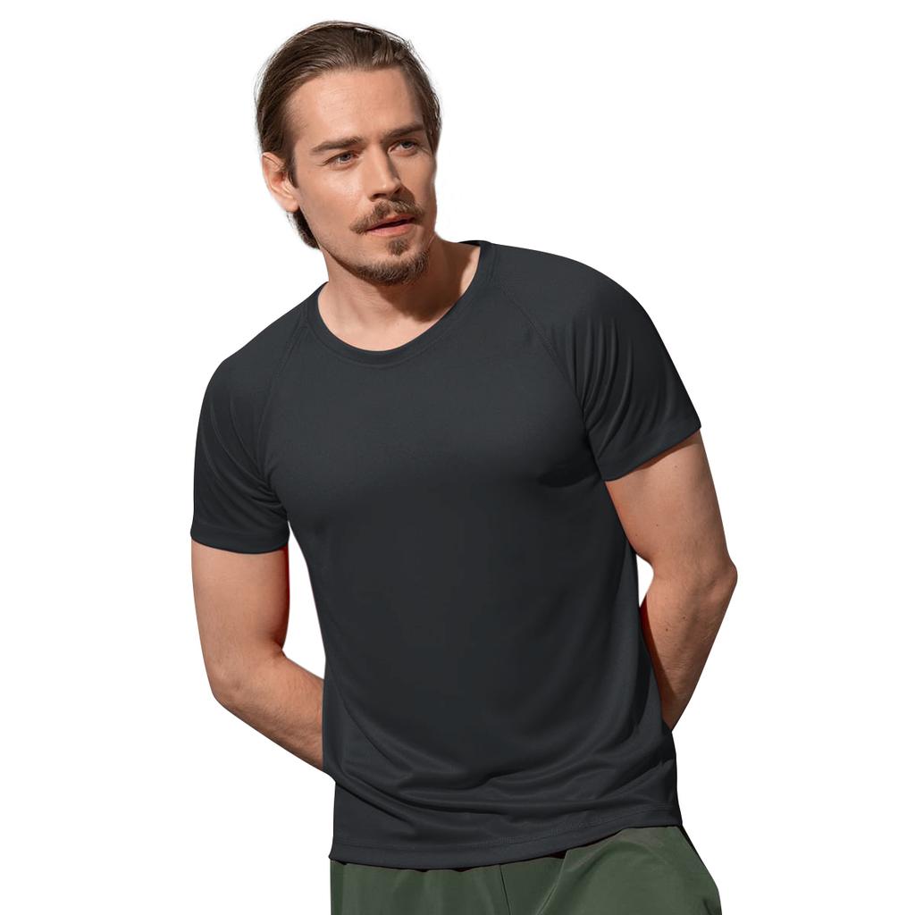 Stedman Mens Active Raglan Mesh T-Shirt