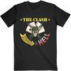 Футболка The Clash Straight To Hell Логотип группы Прямо в Ад Новая Официальная Мужская Черная Размер XL