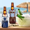 Oktoberfest Decorations Beer Bottle Sleeve ulators Party Supplies, Bottle Cooler Sleeve Holder ulated Jackets Keep Warm and Cold Thermocoolers for