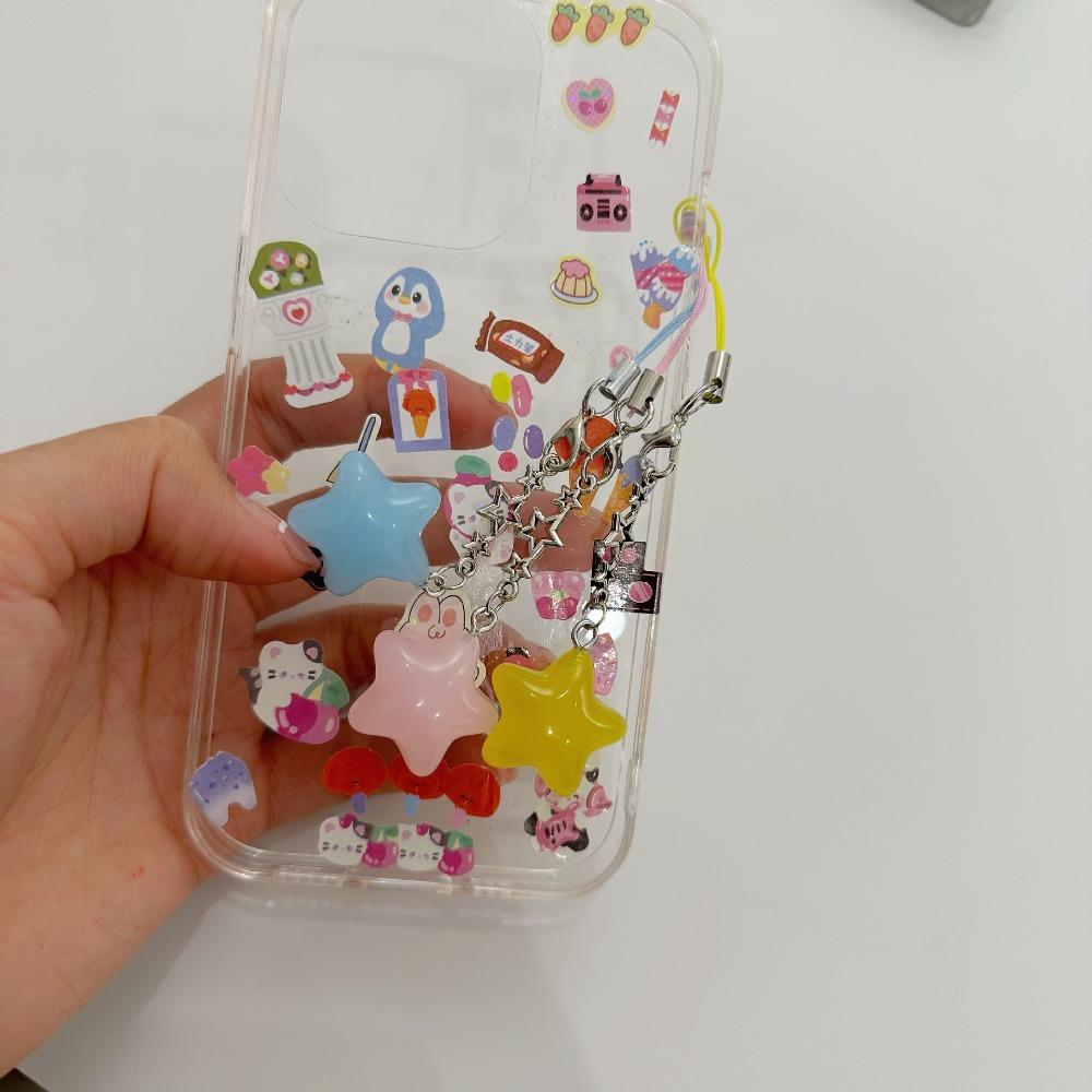 Star Star Phone Strap Keychain Mobile Phone Chain Fashion Phone Hanging Rope  Girl Jewelry