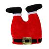 Шапка Санта-Клауса, забавный рождественский костюм-шапка для взрослых, детей, рождественский костюм для косплея, аксессуар для праздничной вечеринки в Новый год