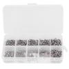 600Pcs Screw Nut Set 304 Stainless Steel Hex Socket Bolt Flat Spring Washer Fasteners