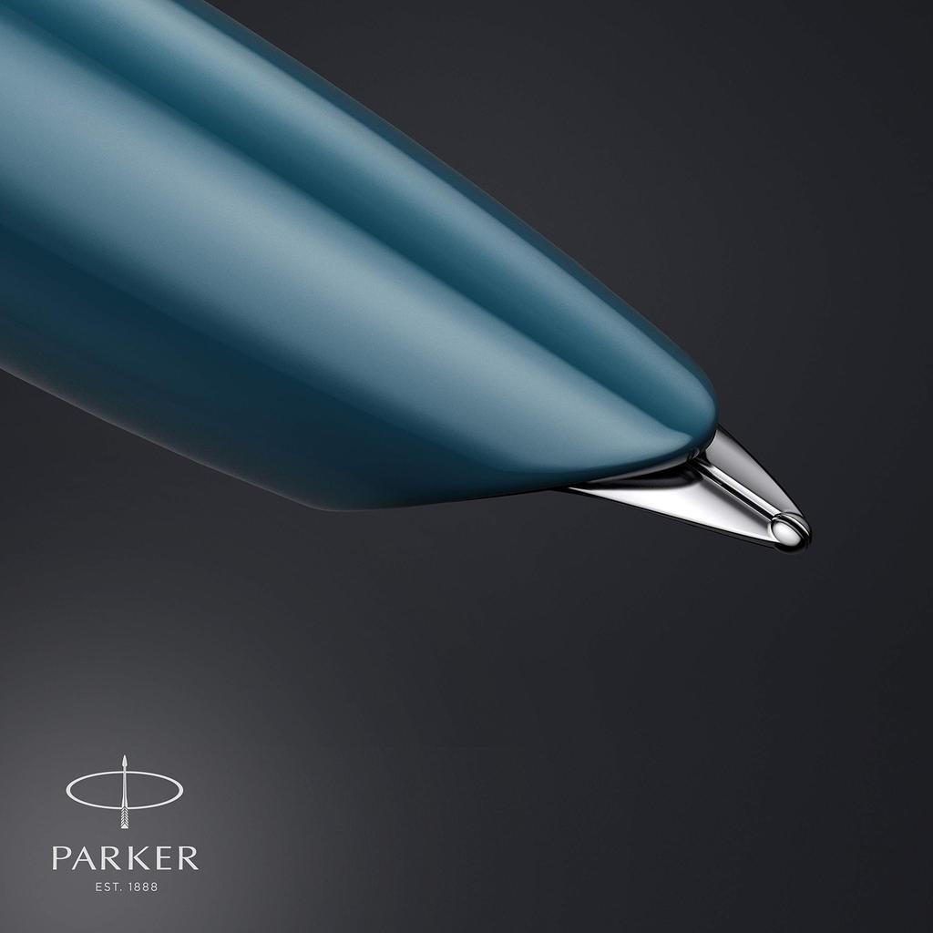 PARKER Parker Fountain Pen F Fine Nib 51 Teal Blue CT 2123509 Officially Imported Dual-Use,
