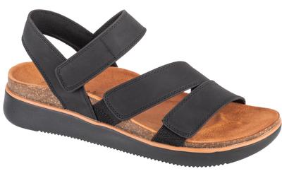 Лифтинг Комфорт, Женские черные сандалии