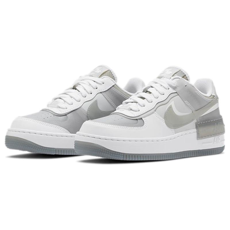 Nike Женские кроссовки Air Force 1 Low Shadow Бело-серые CK6561-100