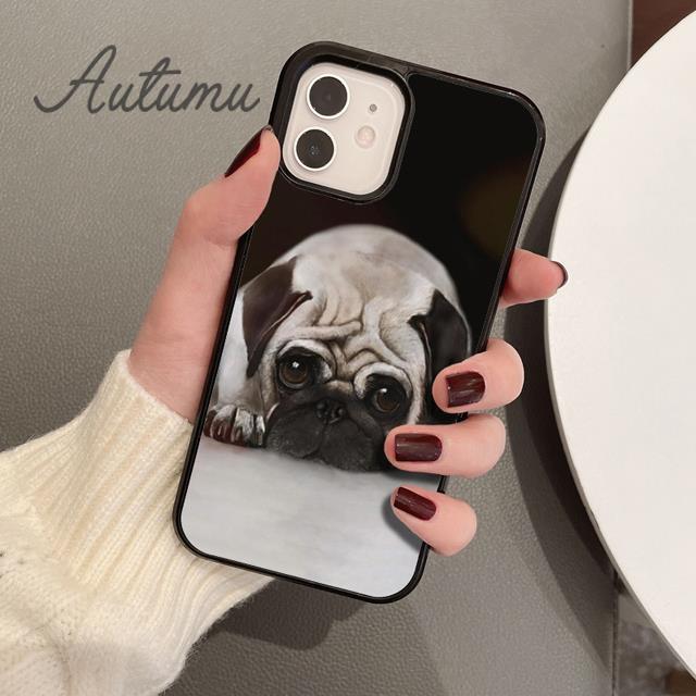 МИЛЫЙ ЩЕНОК ПУДЕЛЬ МОПС Чехол для телефона для iPhone 17 Air 15 16 11 12 13 14 Pro Max Plus coque Fundas Shell