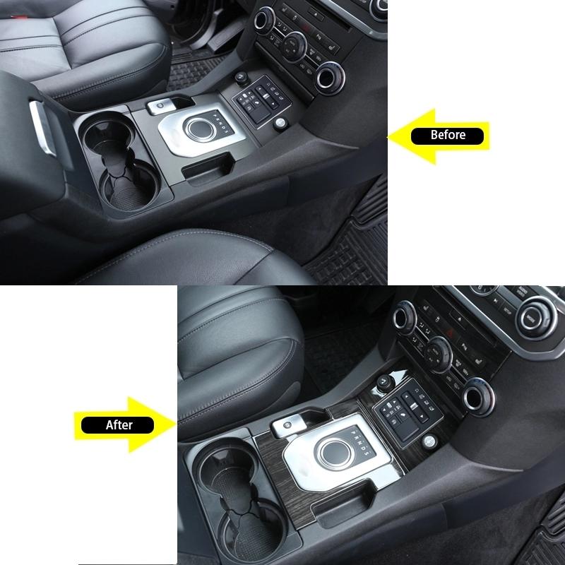 Для Land Rover Discovery 4 LR4 2010-2016 ABS Декоративная накладка на рамку рычага переключения передач центральной консоли автомобиля Аксессуары для автомобиля