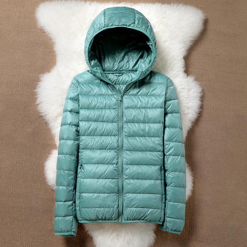 Women Puffer Jacket Plus Size 5XL 6XL 7XL 2026 New Spring Autumn Female Ultra Lightweight Packable Hooded Down Coats