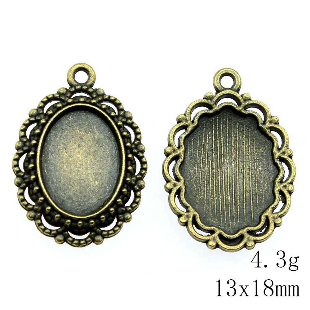Подарки для женщин Ювелирные изделия и аксессуары Овальный стеклянный кабошон Подставка Поднос для установки Безель Аксессуары Детали DIY Аксессуары