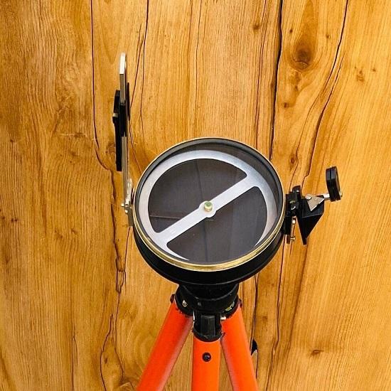 Античный винтажный призматический компас из алюминия, латунный корпус с регулируемой по высоте треногой Уникальная работа