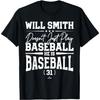Он Бейсбол Уилл Смит Канзас-Сити Бейсбол MLBPA Футболка1