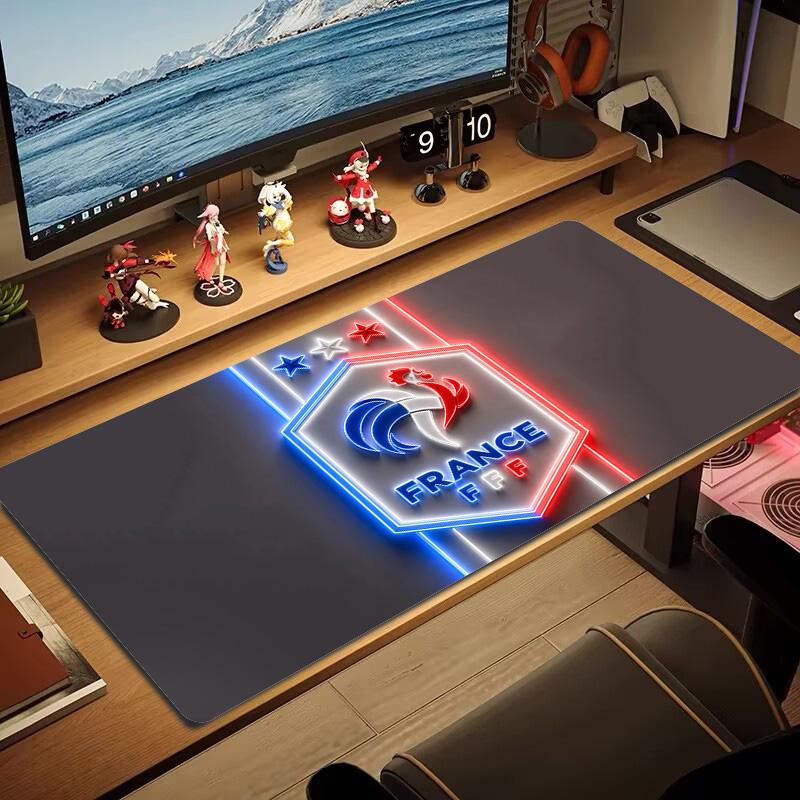 France National Football Team2 Print Cushion Non-slip Laptop Tablet Big Mousepad XXL Mat Mini PC Playmat With Lock edge