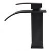 Bathroom Basin Faucet Waterfall Deck Mounted Cold and Hot Water Mixer Tap