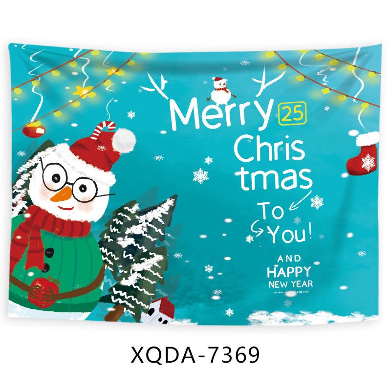 Рождественская Елка Гобелен Санта Клаус Висит Ткани Фон Ткани Рождественская Елка