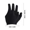 Billiards Glove 2pcs Three-finger Pool Players Gloves Embroidered Slip-proof Breathable Billiard Gloves  Hand Protective