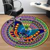 1pc Mandala ButterflyChair Carpet for Office, Indoor Non-Slip Washable Polyester Fiber Carpet, Mat For Office, Machine Washable
