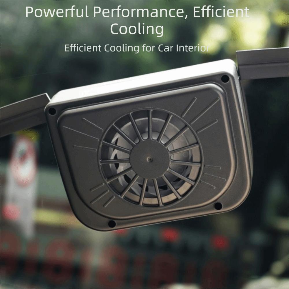 Energy Saving Solar Powered Fan Portable Cooling Radiator Fan Heat Dissipation Window Fan Car Use
