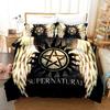 Supernatural Bedding Set Boys Girls Twin Queen Size Duvet Cover Pillowcase Bed Boys Adult Fashion Home Textileextile