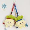Garlic Bird Stuffed Cabbage Chicken Keychain Cartoon Chicken Plush Keychain  Car Key Accessories