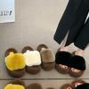 Супер огонь толстоподошвенные маленькие ароматные универсальные тапочки женские осенне-зимние новые толстоподошвенные хлопковые шлепанцы на одну полоску