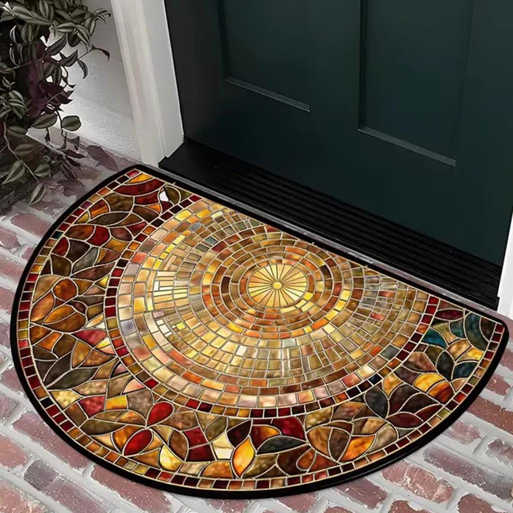 Летний коврик для входной двери в американском ретро-стиле, противоскользящий, износостойкий, абсорбирующий ковер для прихожей, украшение дома