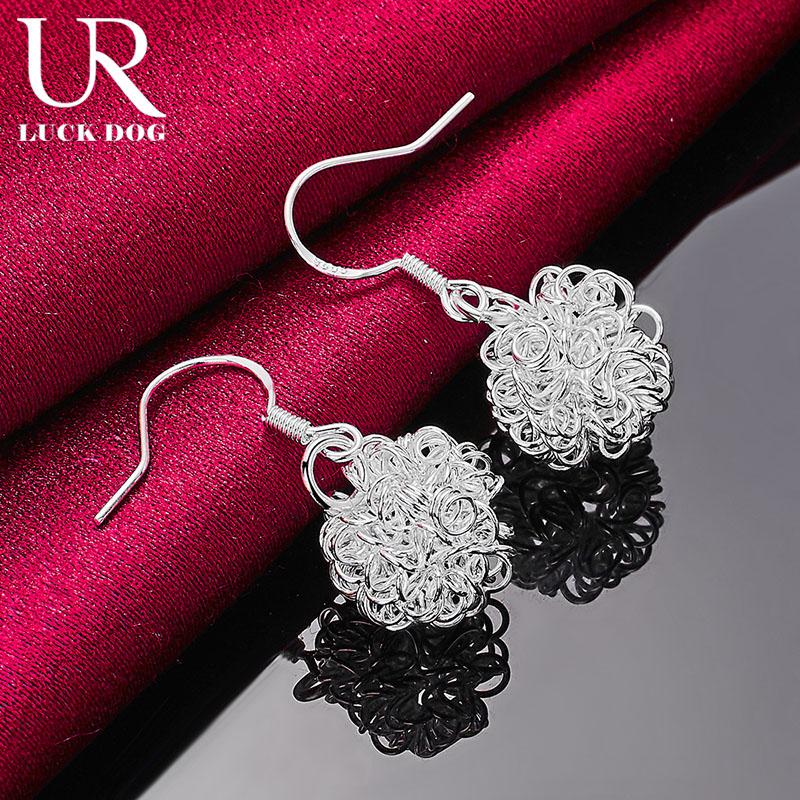 Серьги для пирсинга из стерлингового серебра 925 пробы с геометрическим узором, модные свадебные украшения