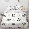 French Bulldog Bedding Set Children Boys Girls Duvet Cover Cartoon Puppy 3pcs Single Double Twin Full King Size Duvet Cover Set