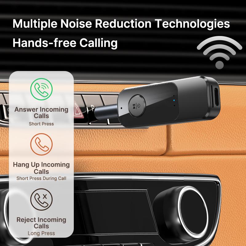 2 в 1 Bluetooth аудио приемник передатчик 3,5 мм AUX TF с микрофоном Hi-Fi стерео музыкальный беспроводной адаптер для автомобиля самолета ТВ ПК наушников