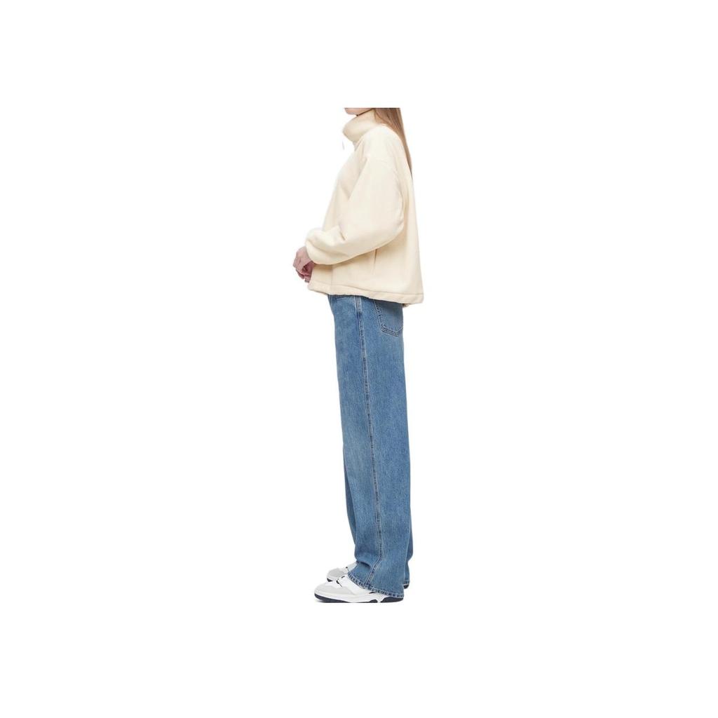 Uniqlo Флисовая куртка на молнии SS22 Женские куртки Off-White 449752-01