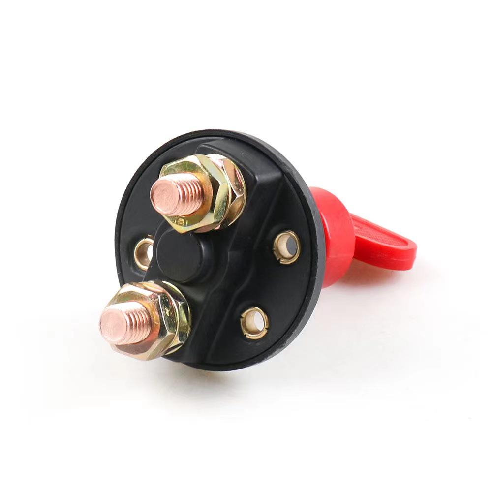 Car Battery Cut-off Switch: Anti-Leakage Knob, Four-Hole Disconnect Switch