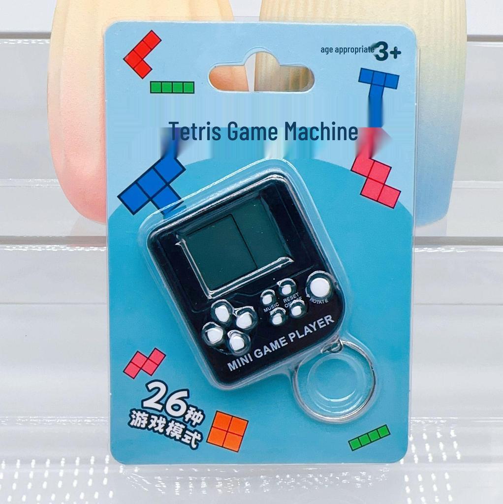 Мини портативная игровая консоль Тетрис брелок игрушка