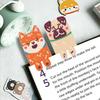 3Pcs Cat Themed DIY Diamond Bookmark Art Projects Diamond Art Bookmark Diamond Painting Art Bookmarks for Reading Enthusiasts