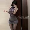 Erotic Underwear, Sexy Secretary, Lace Seductive full-body skirt, ascetic office Uniform, Women's Set 1486
