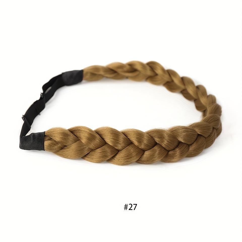 Женская ручная повязка на голову с имитацией волос