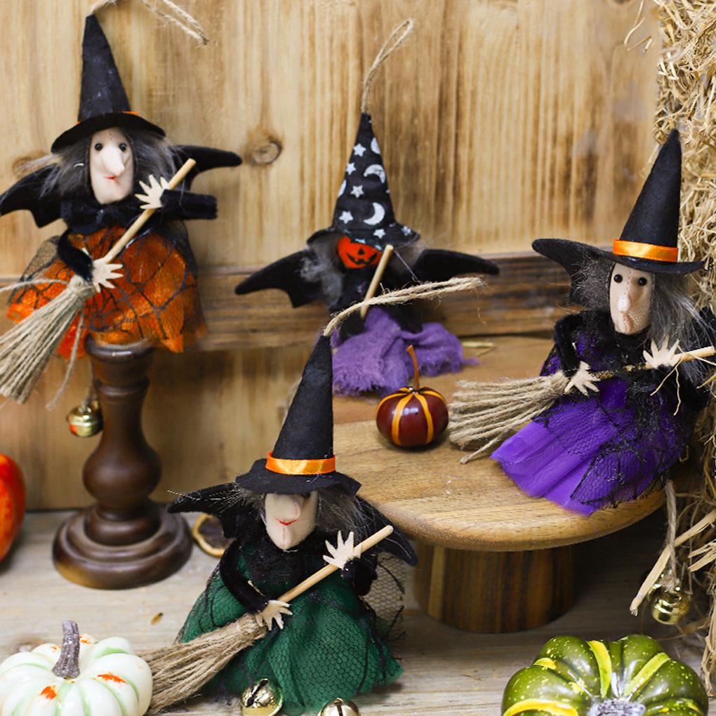 3PCS Scarecrow Ornaments Witch Fall Harvest Decor Home Decorations Halloween Decoration Dining Room Table Decor Pumpkins Decor