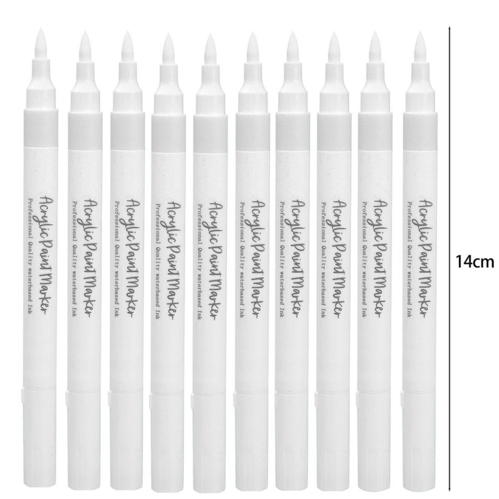 1/10 шт. Акриловые маркеры-ручки Жесткие Мягкие наконечники Ручка для блокнота Карточки Студенческие канцелярские товары