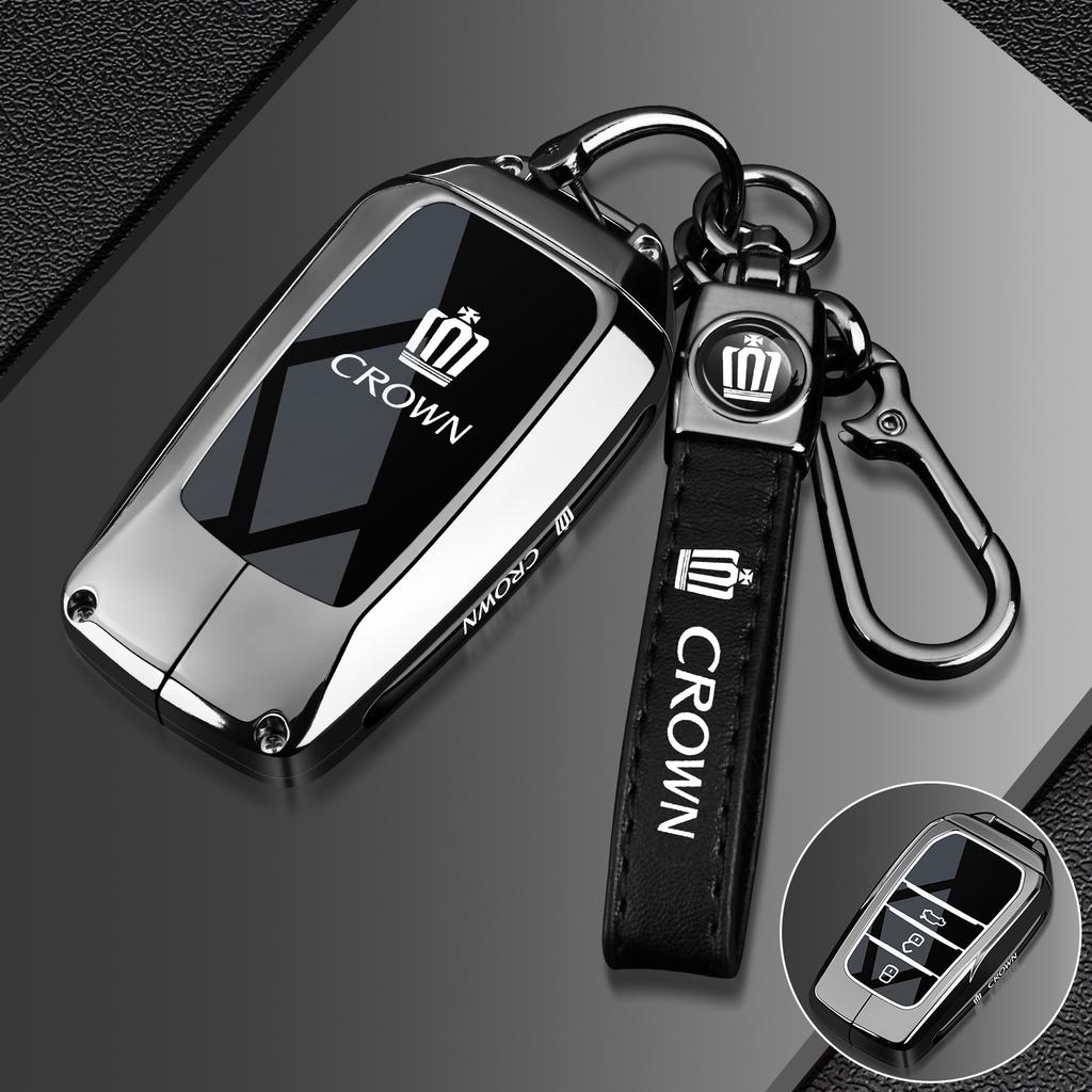 For Toyota Crown Land Release Keycase 2024 13th and 14th Generation Crown Car Special Shell Leather Full Buckle