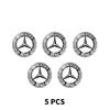 WVWGI1 Hot For AMG Car For Mercedes Benz AMG 10Pcs 15mm Car Lock Keyhole Stickers Decoration Protection For Mercedes Benz B/C/E/S Class F18