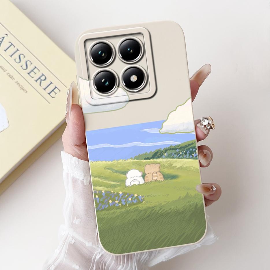 For Xiaomi Mi 14T Pro Case Unique Candy Painted Cover Shockproof Phone Case For Xiaomi 14T Pro Mi14T 5G Soft Fundas Coque Bumper