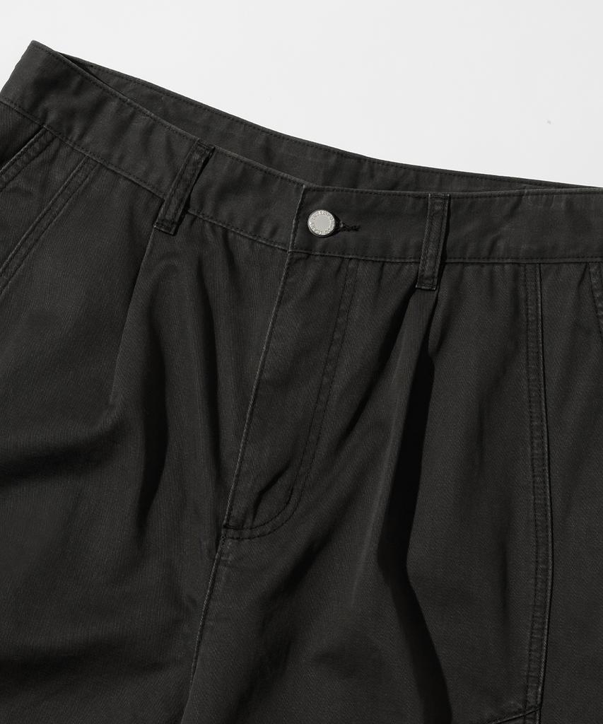 INTEMPOMOOD Panel Bio Washed Cargo Pants_Charcoal