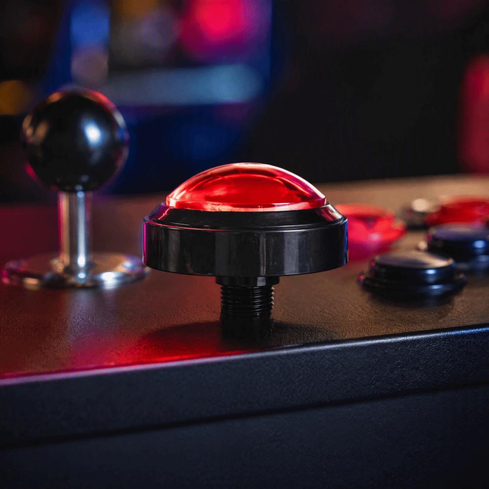 4pcs 100mm Diameter Arcade Push Button Convex Design LED Arcade Button Arcade Machine