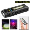 Mini Dual Light Source Flashlight Type-c Fast Charging Multi-function Working Light With Magnet