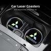 mkhr6 2Pcs Car Water Cup Mat Auto Interior Storage Pad Accessories For Mitsubishi Lancer Ralliart ASX Mirage Pajero Xpander Attrage