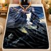 Flannel BlanketKontra K Warm Soft Throw Blanket for Indoor Sofa Bed Living Room Use