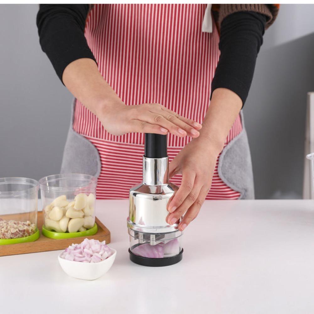 New Multi-purpose Cutting Household Manual Onion Chopping Garlic Masher Vegetable Cutter