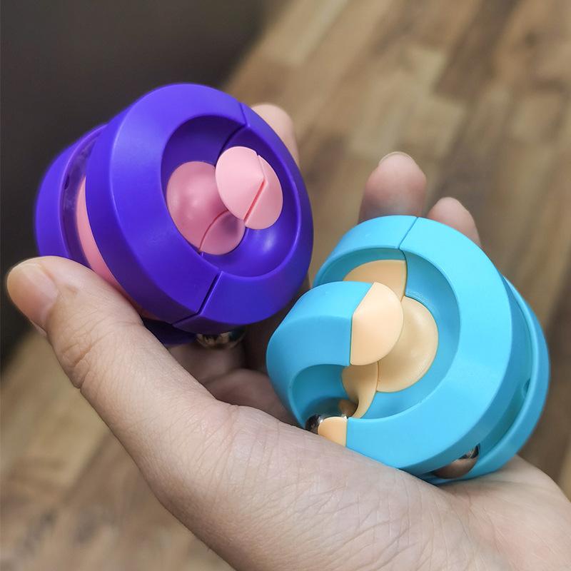Orbit Ball Fidget Finger Spinner Rotating Track Infinite Flip Novelty Creative Relieve Stress And Anxiety Toys For Kids Adults
