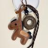 Мини-рюкзак из искусственной кожи с лошадью, подвеска для сумки, брелок для сумки, аксессуары для сумок