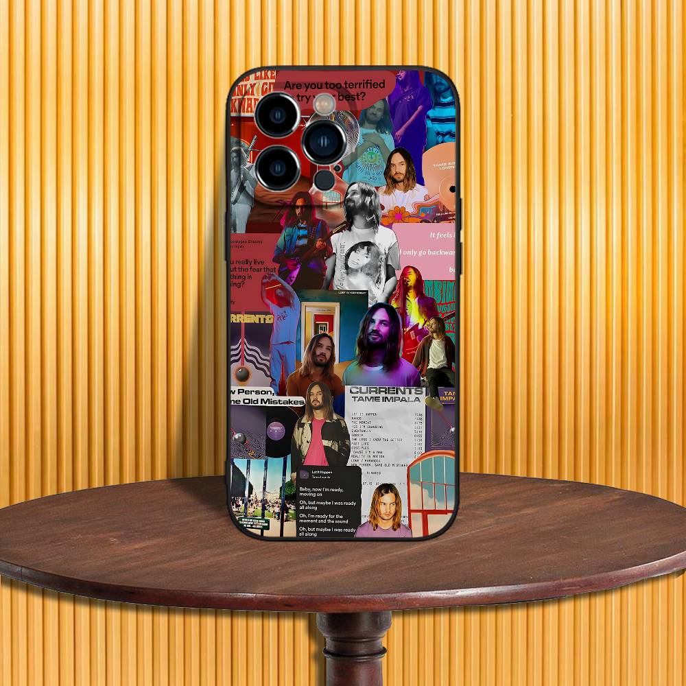 T-Tame I-Impala Мертвые Течения Для iPhone 17,16,15,14,13,12,11,X,XR,Air,Pro,Max,Plus Пылезащитный Мягкий Чехол